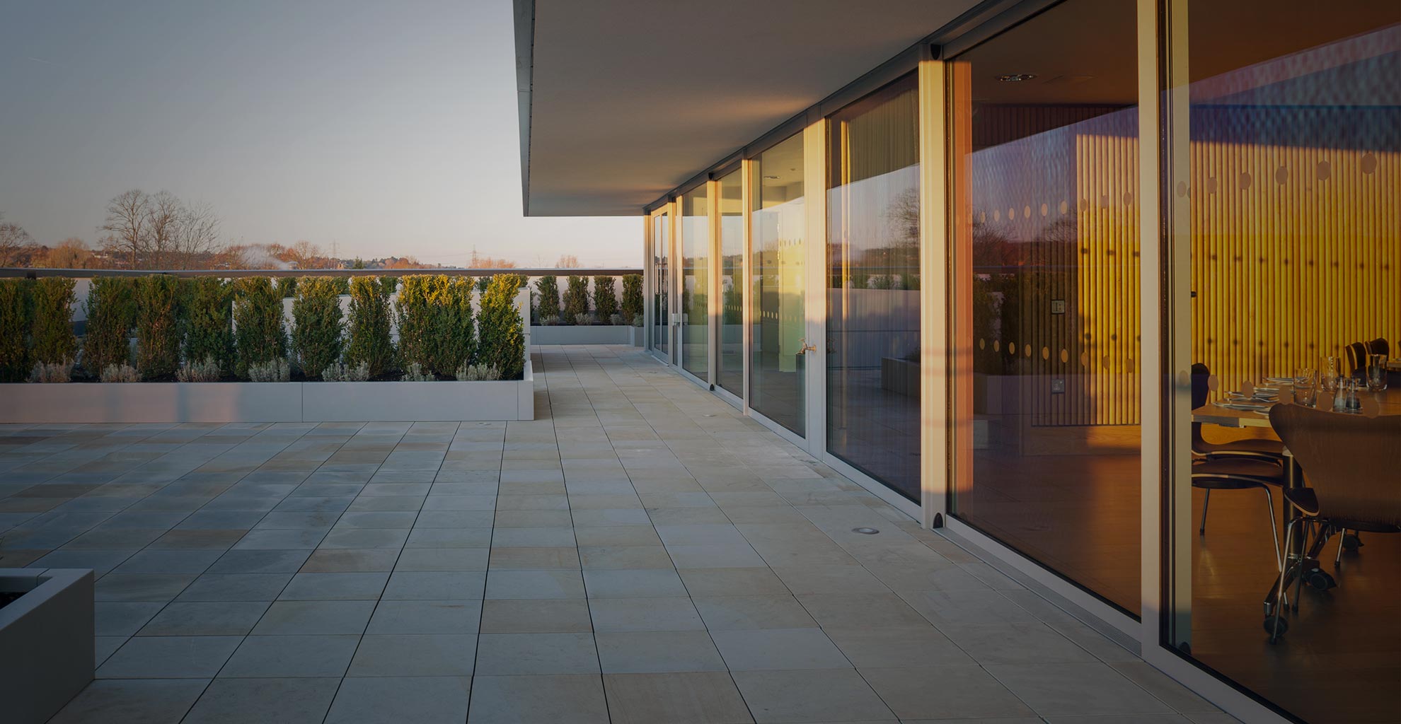 Large glass sliding doors for commercial project for Said Business School in Oxford