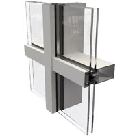 Smart aluminium window wall system MC 600